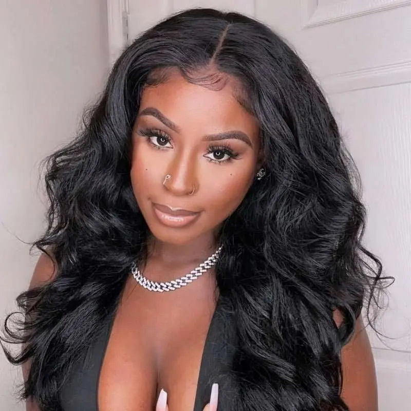13x4 Transparent Lace Frontal Body Wave Wigs Brazilian Virgin Hair - Doaburu Hair