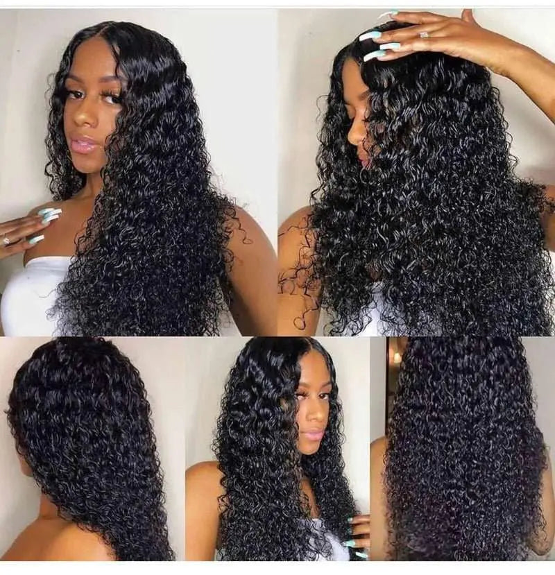 360 Lace Frontal Wig Brazilian Virgin Hair Natural Black Pre-Plucked - Doaburu Hair