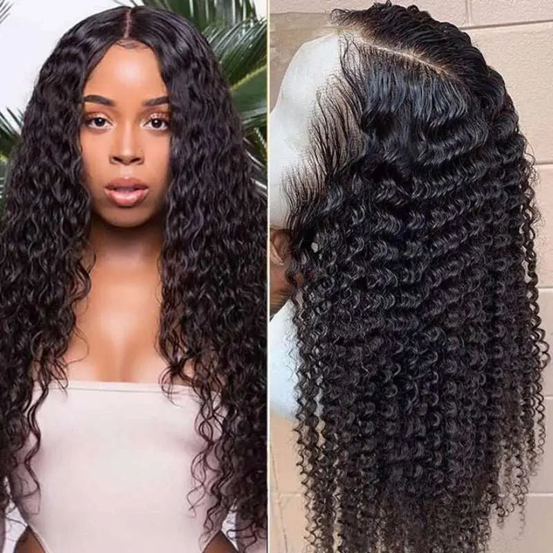 4x4 Kinky Curly Undetectable Invisible Lace Closure Wig丨Real HD Lace - Doaburu Hair