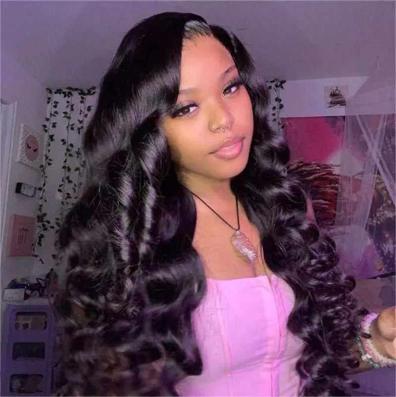 4x4 Transparent Lace Closure Loose Wave Wigs Brazilian Virgin Human Hair - Doaburu Hair