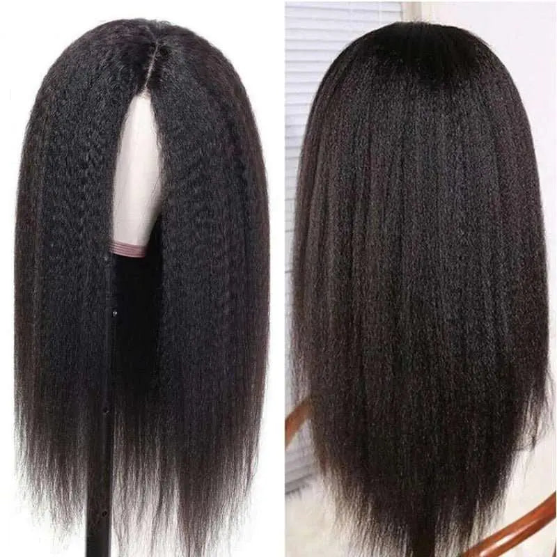 5x5 Kinky/Yaki Straight Undetectable Invisible Lace Closure Wig丨Real HD Lace - Doaburu Hair