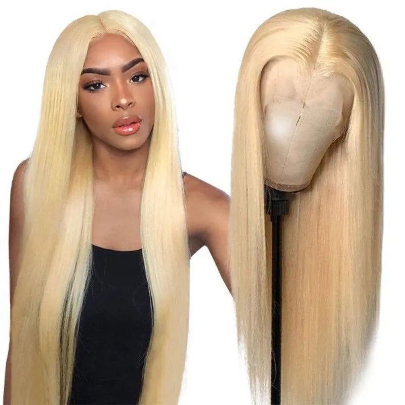 Blonde 613 Color 3 Bundles Brazilian Straight Virgin Hair With 4*4 Lace Closure - Doaburu Hair