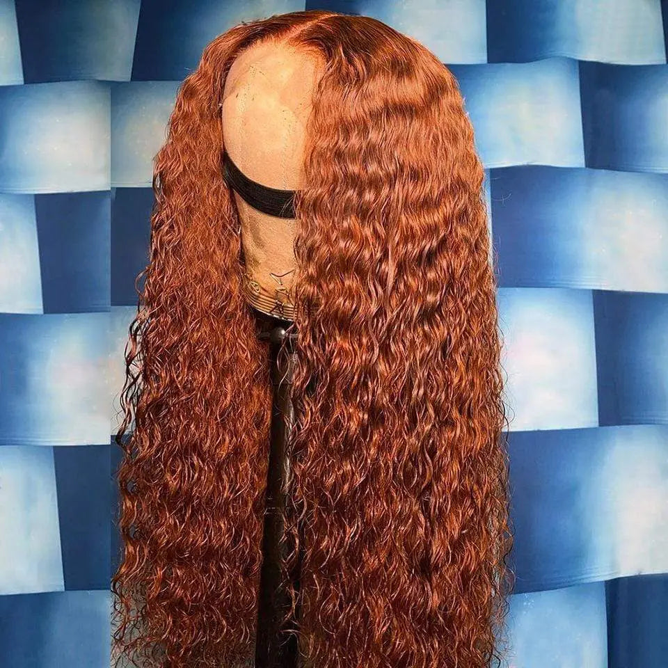 Hair Influencer's Recommend! Ginger Brown Romantic Wave Lace Frontal Lace Wig - Doaburu Hair