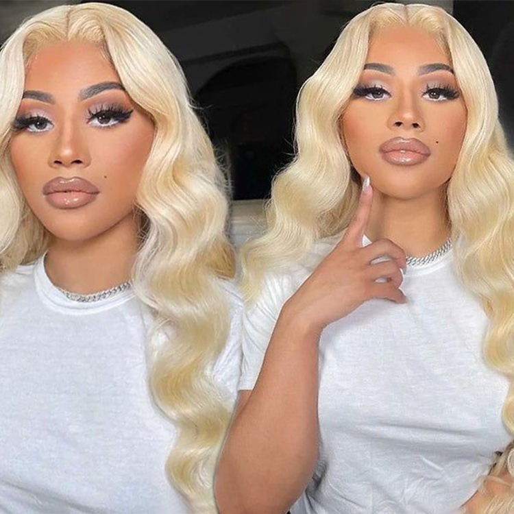 613 Blonde 4×4 HD Lace Closure Wig Body Wave Natural Looking Wig - Doaburu Hair