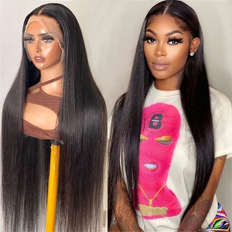 Human Hair Wig Natural 13x4 Lace Front Wig Straight Hair Frontal Wigs For Women - Doaburu Hair