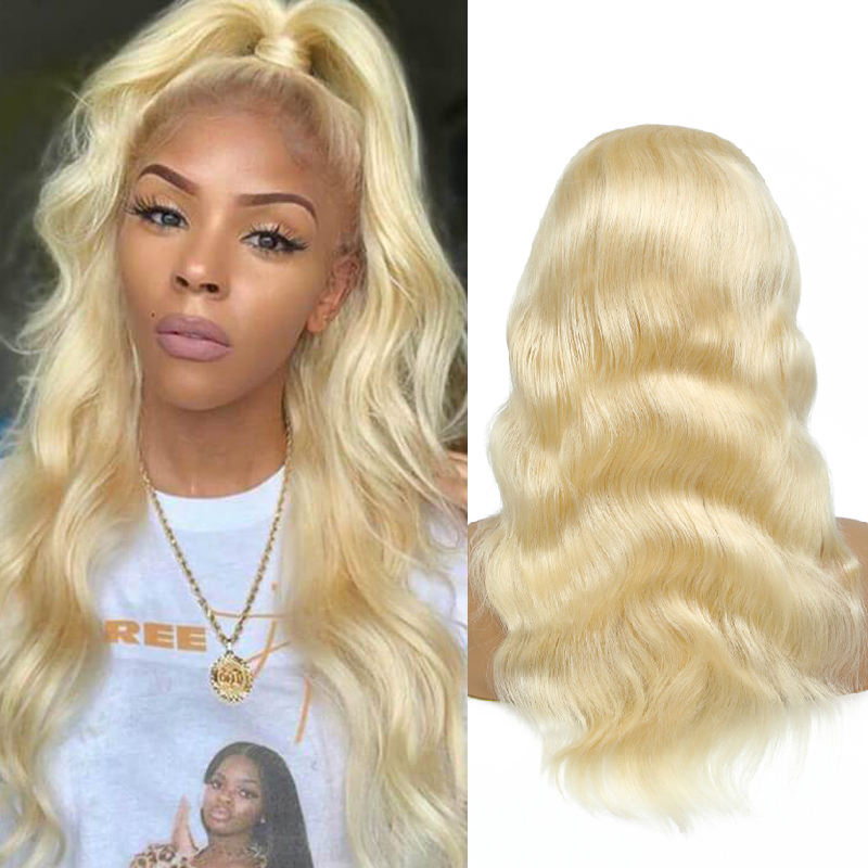 613 Blonde 4×4 HD Lace Closure Wig Body Wave Natural Looking Wig - Doaburu Hair
