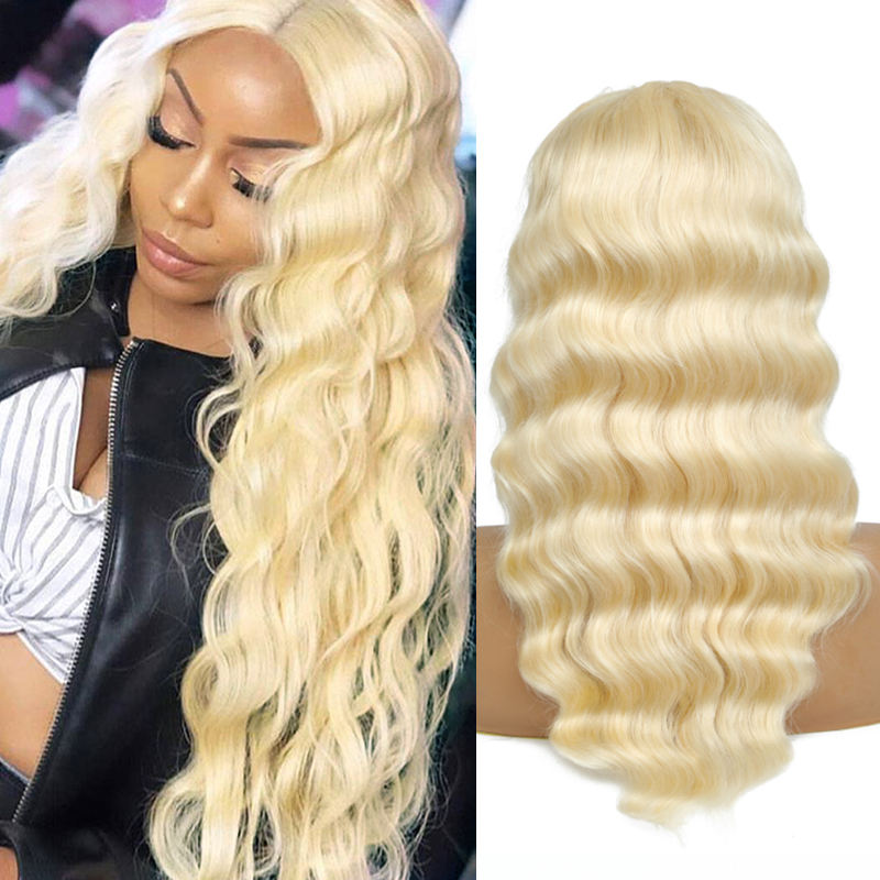 613 Blonde 4×4 HD Lace Closure Wig Body Wave Natural Looking Wig - Doaburu Hair