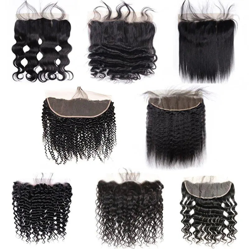 Natural Black 13*6 HD and Transparent Lace Frontal Human Virgin Hair - Doaburu Hair