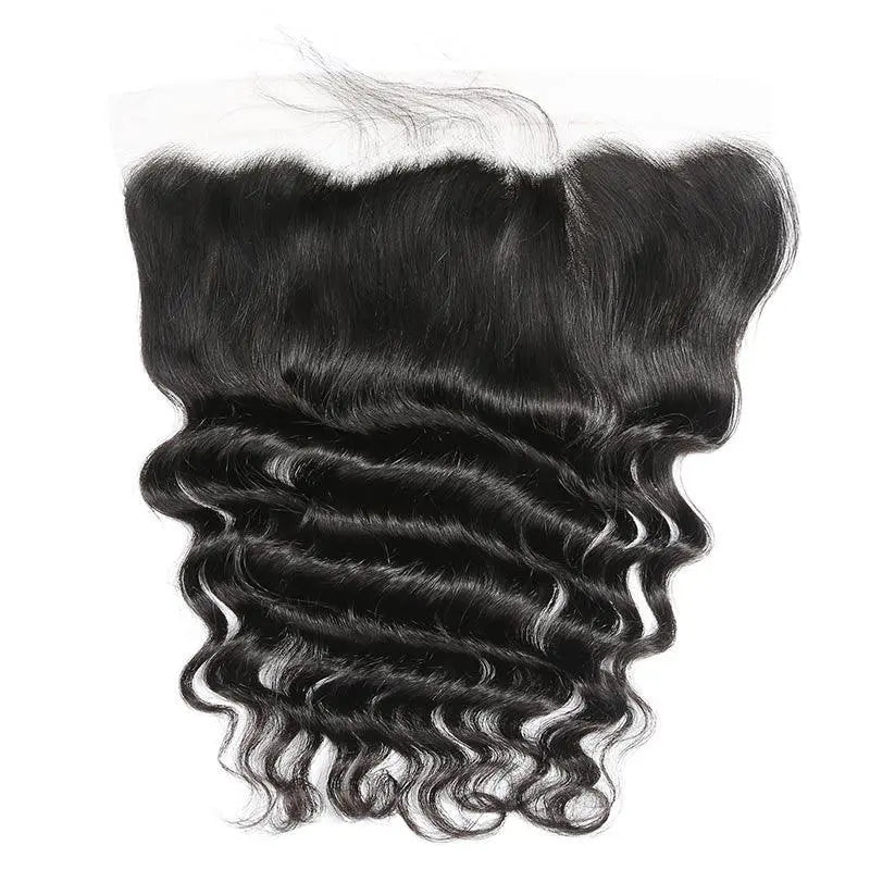 Natural Black 13*6 HD and Transparent Lace Frontal Human Virgin Hair - Doaburu Hair