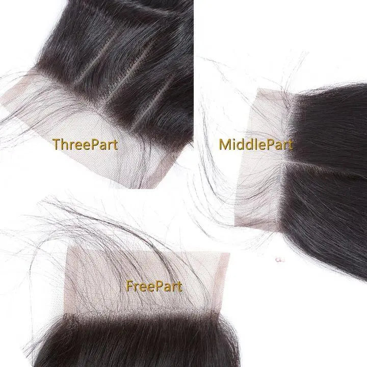 Human Hair 4*4 HD Invisible Transparent Lace Closure - Doaburu Hair