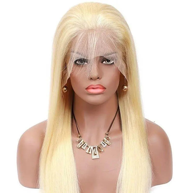 Princess 613 Blonde Color Straight Hair 13*4 Lace Frontal Wigs - Doaburu Hair