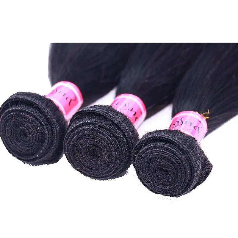 Remy Hair 3 Bundles Body Wave Natural Black Brazilian Virgin Hair - Doaburu Hair