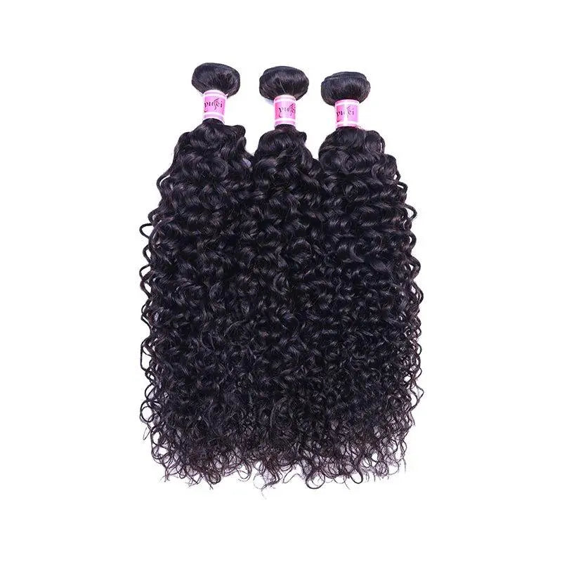 Remy Hair 3 Bundles Kinky Curly Natural Black Brazilian Virgin Hair - Doaburu Hair