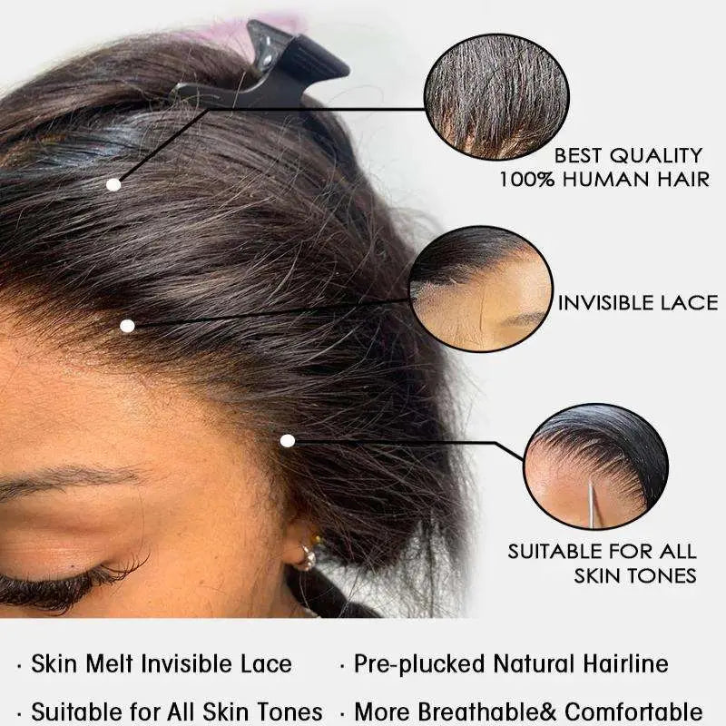 Undetectable Invisible Lace 13x4 Frontal Loose Wave Wig丨Real HD Lace - Doaburu Hair