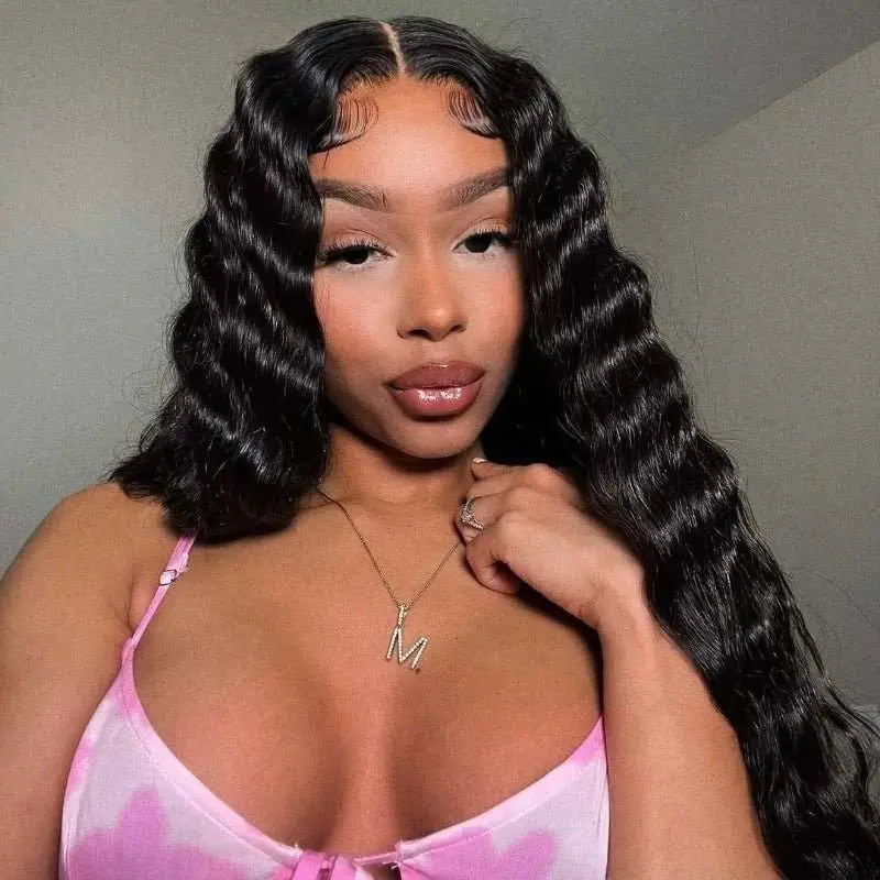 Undetectable Invisible Lace 13x6 Lace Frontal Deep Wave Wig丨Real HD Lace - Doaburu Hair