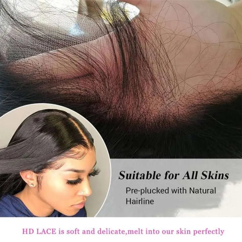 Undetectable Invisible Lace 13x6 Lace Frontal Natural Wave Wig丨Real HD Lace - Doaburu Hair