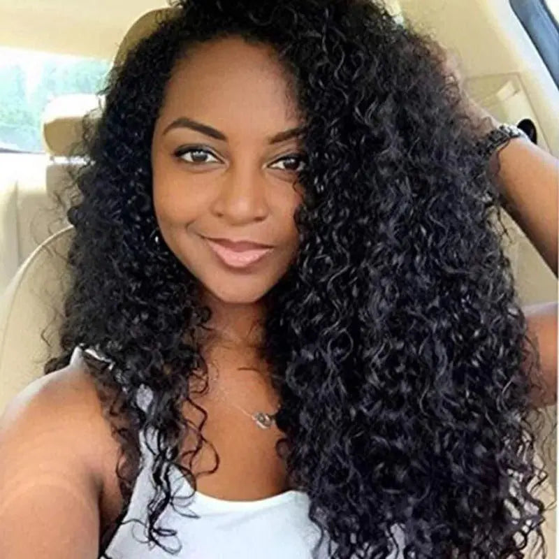 Full Lace Wig Human Virgin Hair Natural Black - Doaburu Hair
