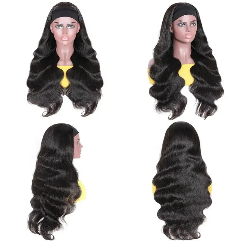 Glueless Headband Body Wave Wig For Black Woman 150%Density - Doaburu Hair