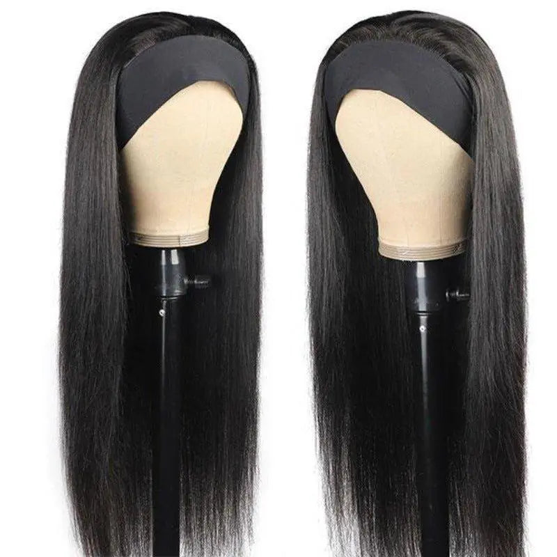 Glueless Headband Straight Wig For Black Woman 150%Density - Doaburu Hair