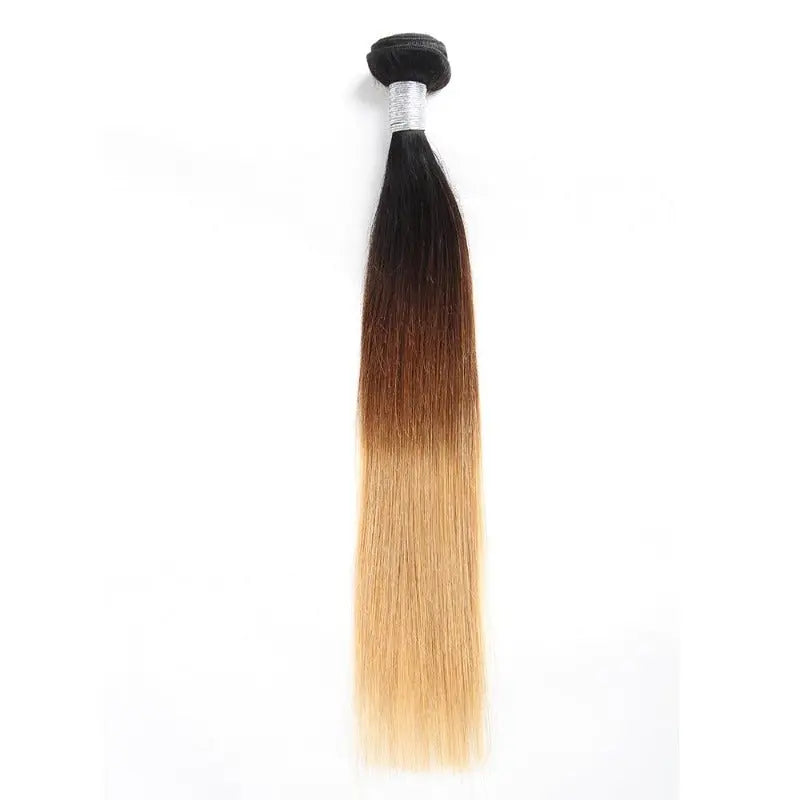 Remy Hair 3 Bundles T1B/27 T1B/4/27 Color Straight/Body Wave Brazilian Virgin Hair - Doaburu Hair