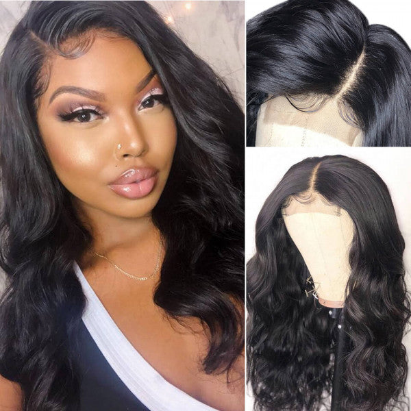 Glueless Body Wave Human Hair Transparent Lace Closure Wigs For Women - Doaburu Hair