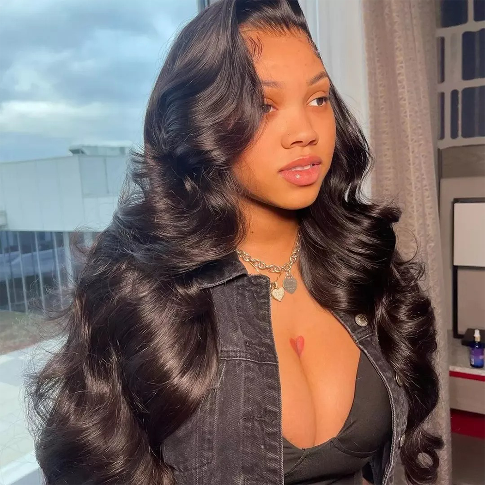 13x4 Transparent Lace Frontal Body Wave Wigs Brazilian Virgin Hair - Doaburu Hair