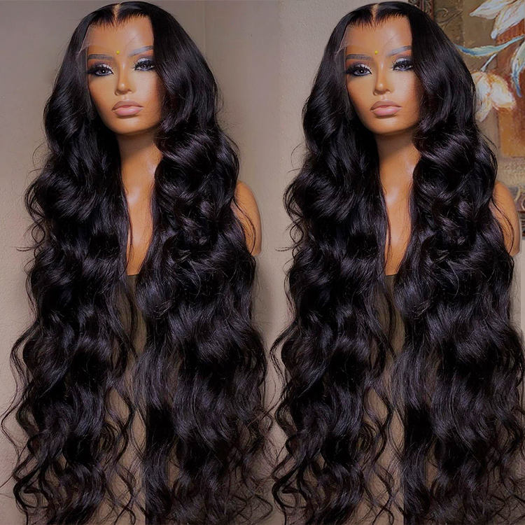 13x4 Transparent Lace Frontal Body Wave Wigs Brazilian Virgin Hair - Doaburu Hair